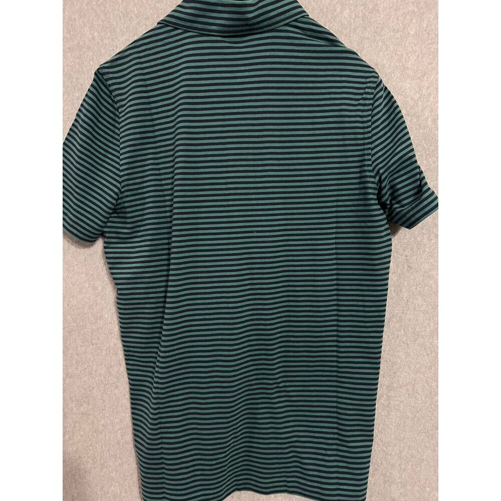 Brooks Brothers Vintage washed cotton feeder stripe polo shirt - Picture 5 of 5